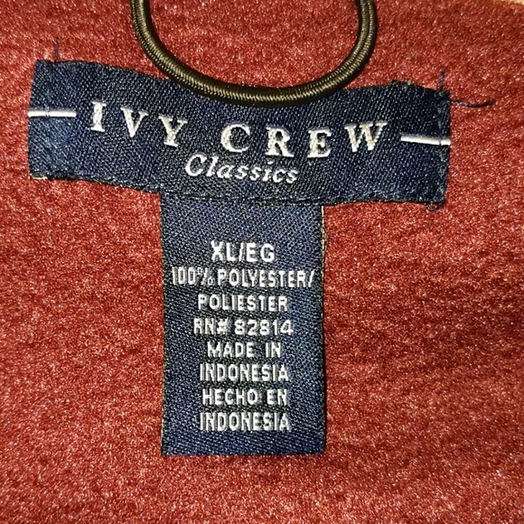Men's Ivy Crew Classics fleece Pullover Sz XL - Picture 8 of 10